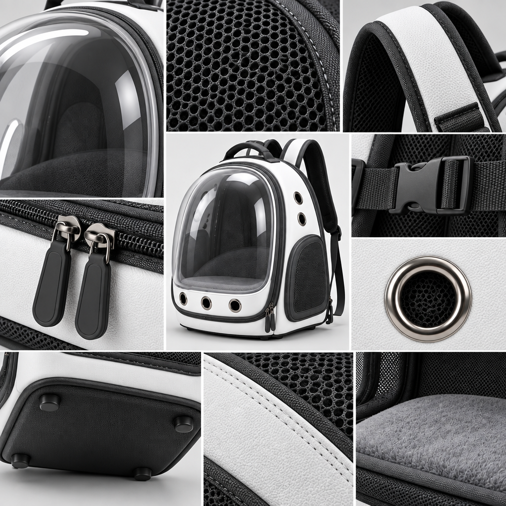 Tavreqo™ Ventilated Space Capsule Pet Backpack main image 06