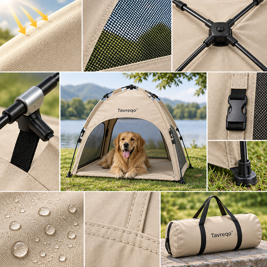 Tavreqo™ Portable Pet Outdoor Shade Tent main image 06