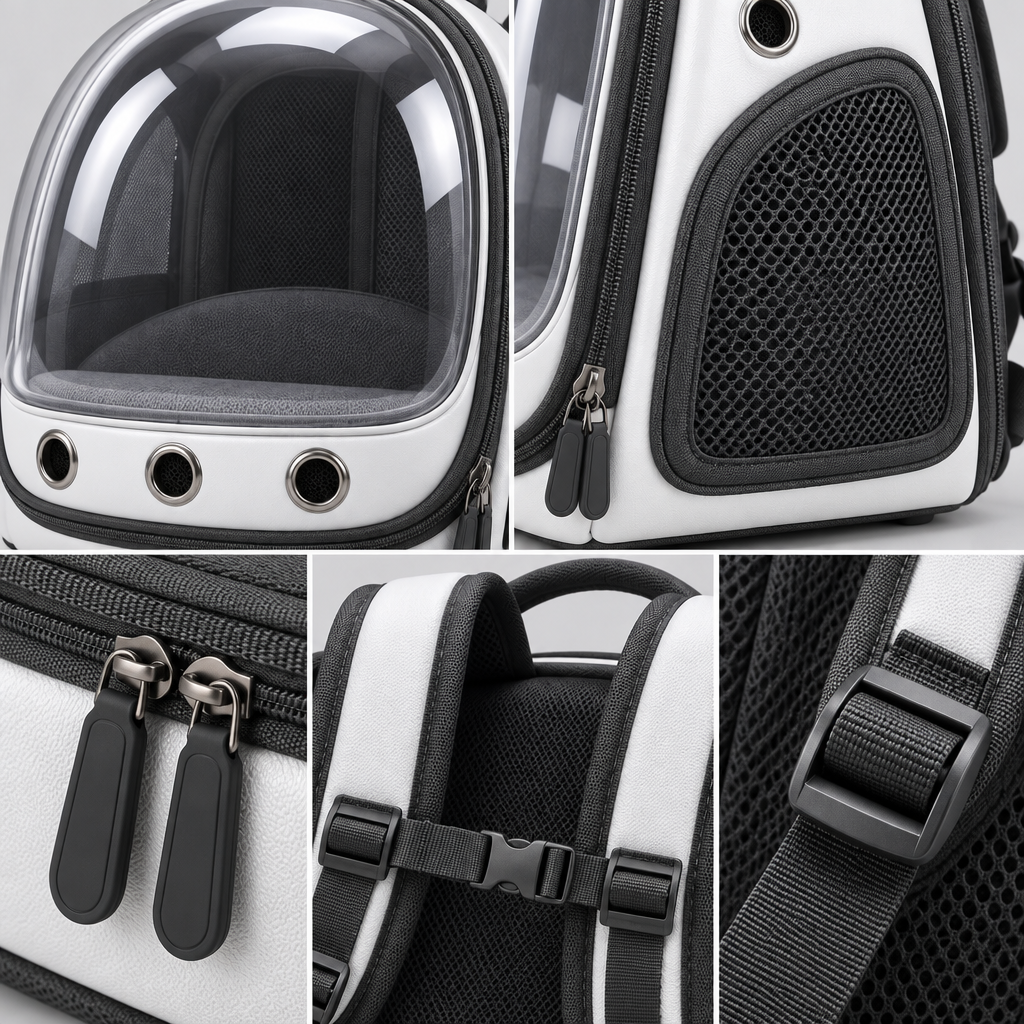 Tavreqo™ Ventilated Space Capsule Pet Backpack main image 03