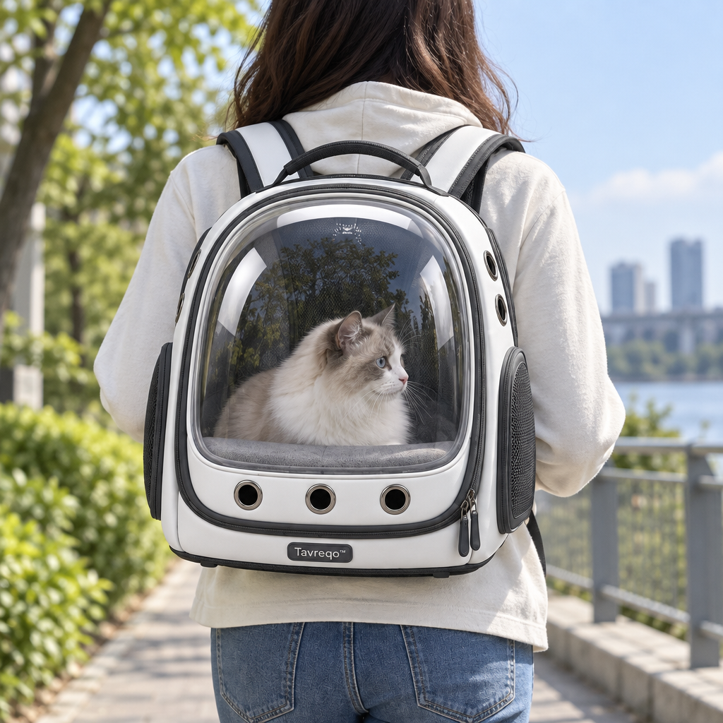 Tavreqo™ Ventilated Space Capsule Pet Backpack main image 04