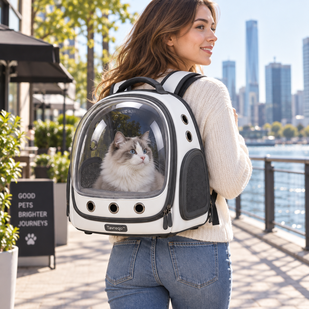 Tavreqo™ Ventilated Space Capsule Pet Backpack main image 05