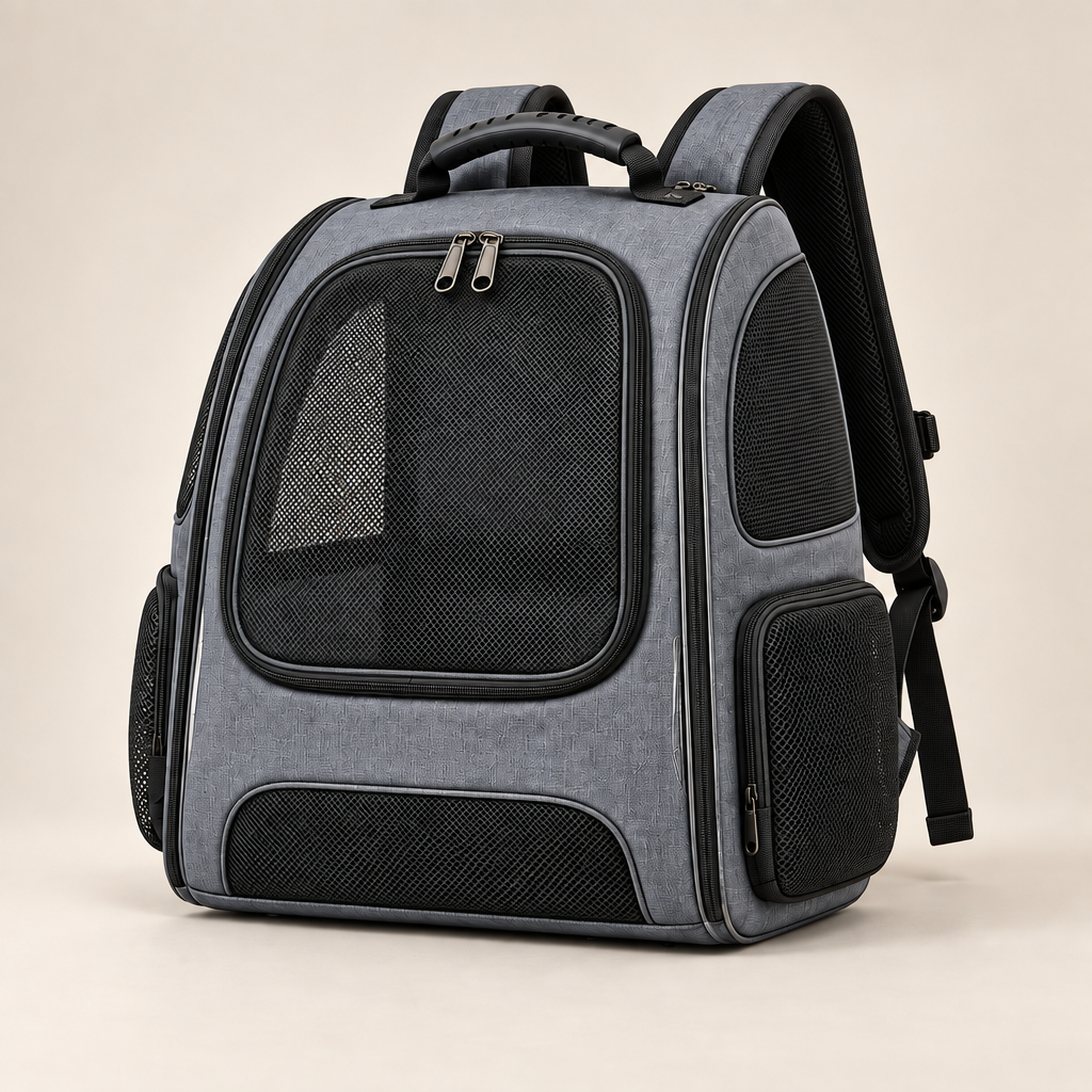 Tavreqo™ Large Ventilated Travel Pet Backpack hero