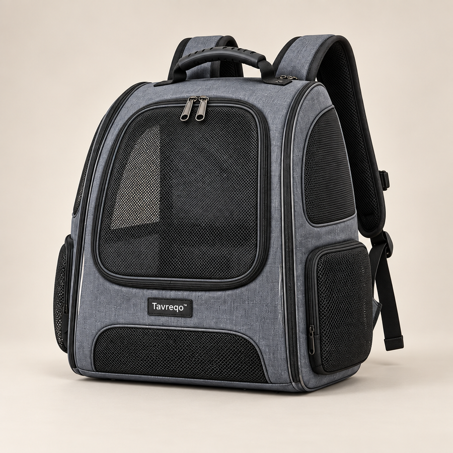 Tavreqo™ Large Ventilated Travel Pet Backpack hero