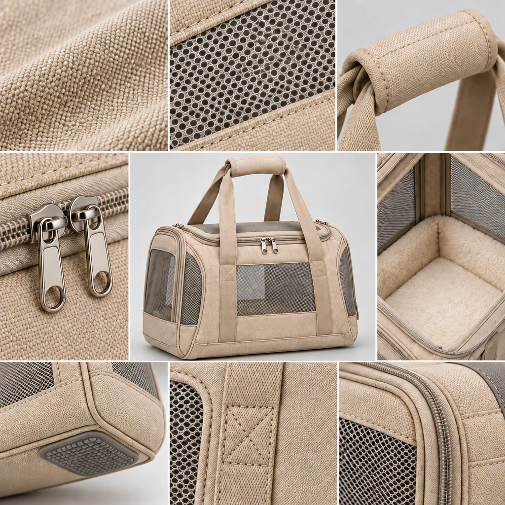 Tavreqo™ Lightweight Ventilated Pet Carrier Tote main image 06