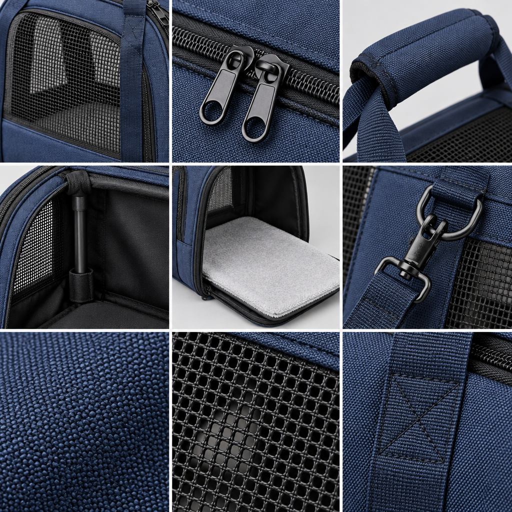 Tavreqo™ Foldable Pet Travel Carrier Bag main image 03
