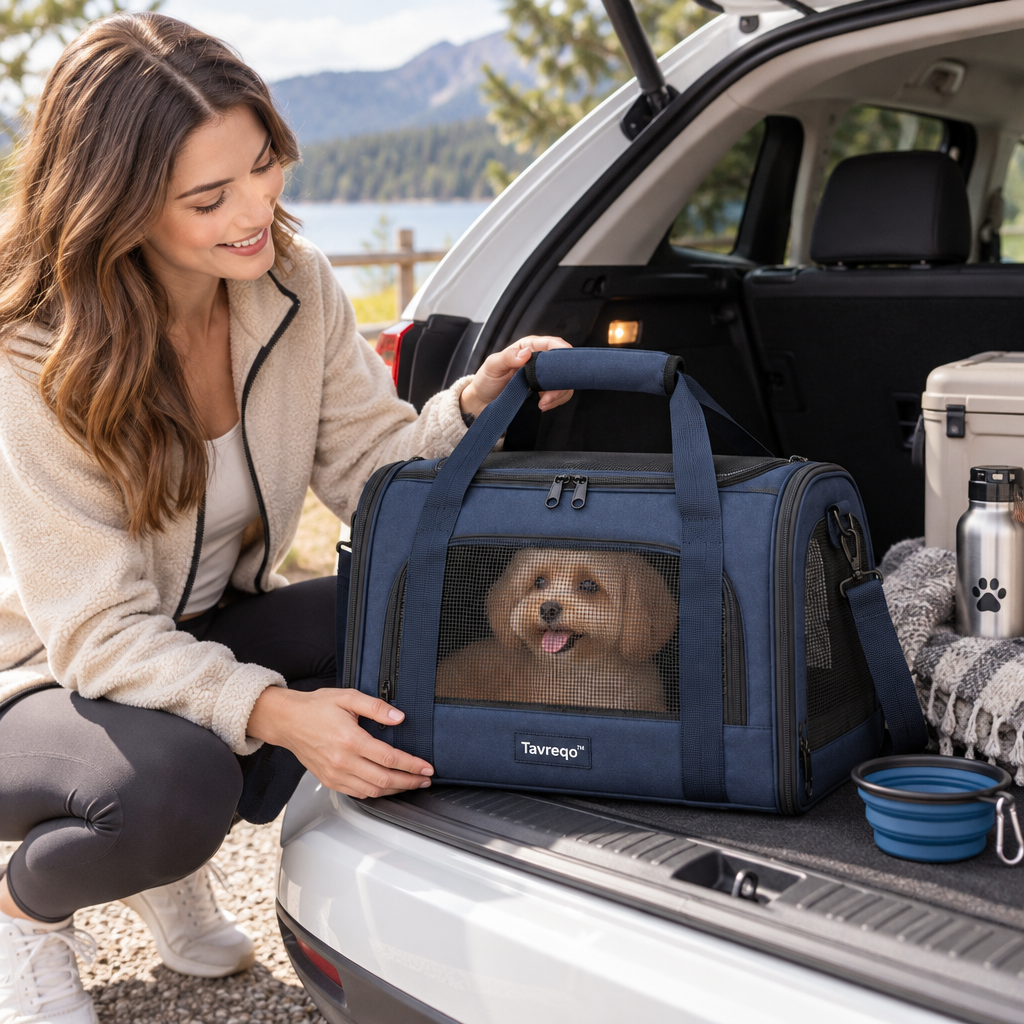 Tavreqo™ Foldable Pet Travel Carrier Bag main image 05