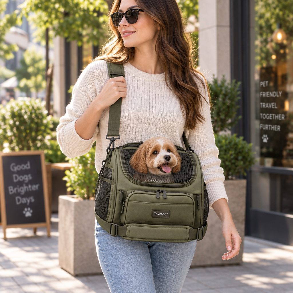 Tavreqo™ Multi-Function Pet Shoulder Carrier main image 02