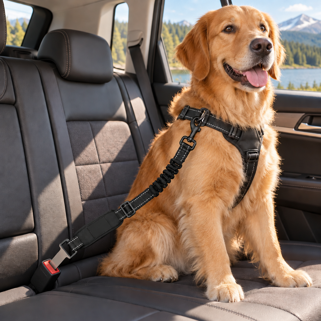 Tavreqo™ Adjustable Pet Car Safety Belt main image 02