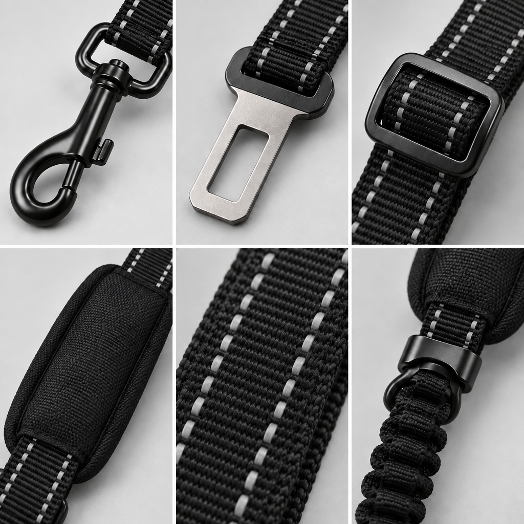 Tavreqo™ Adjustable Pet Car Safety Belt main image 03