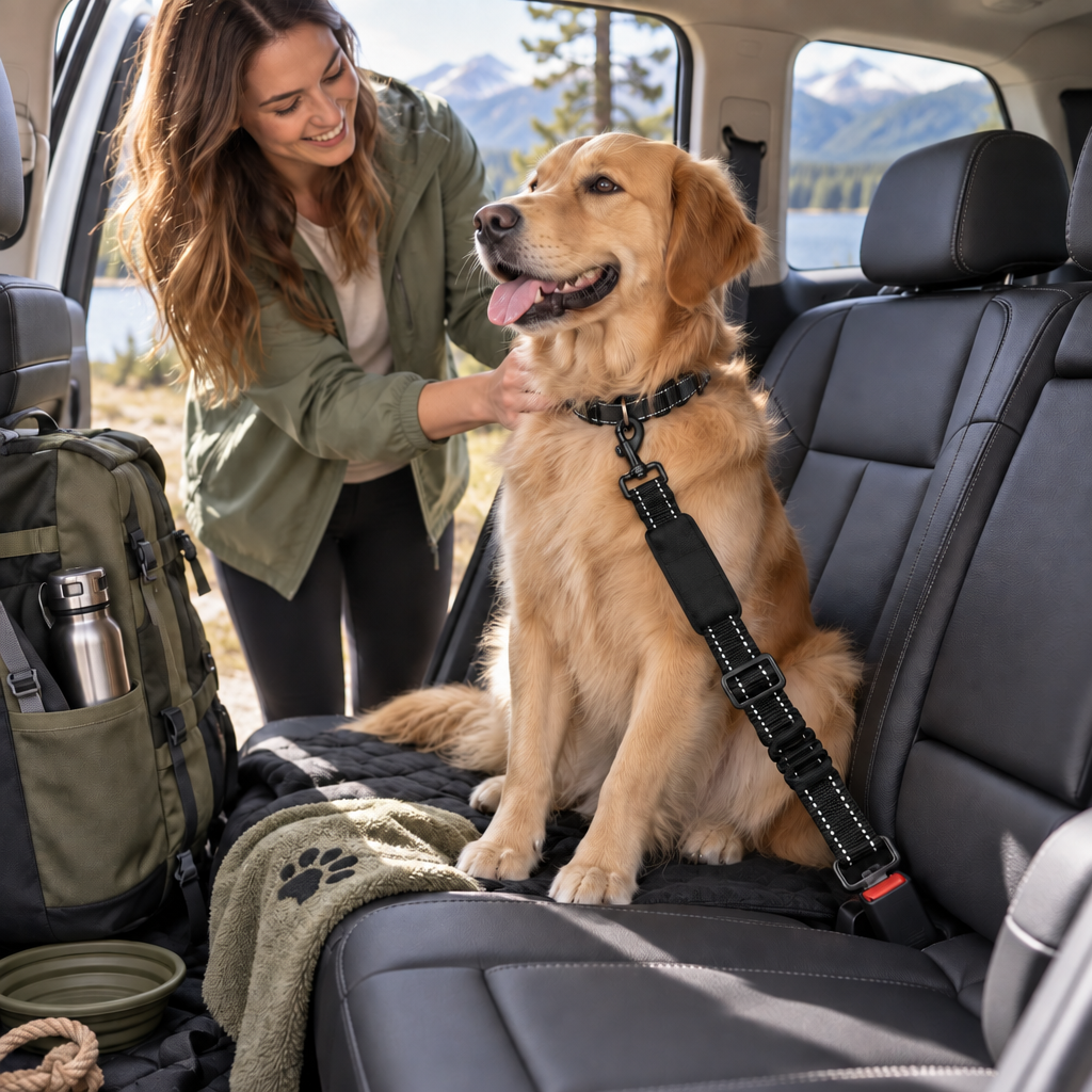 Tavreqo™ Adjustable Pet Car Safety Belt main image 05