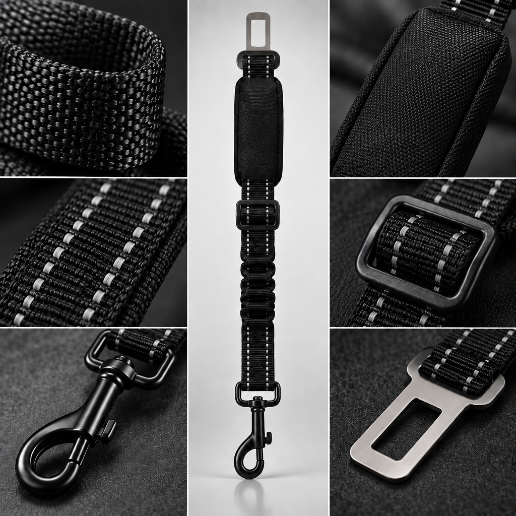 Tavreqo™ Adjustable Pet Car Safety Belt main image 06